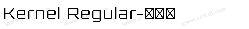 Kernel Regular字体转换